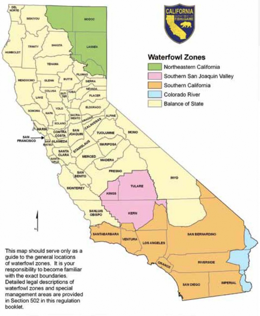 Northeastern Waterfowl Zone | We&amp;#039;ve Moved To Www.legallabrador. - California Zone Map