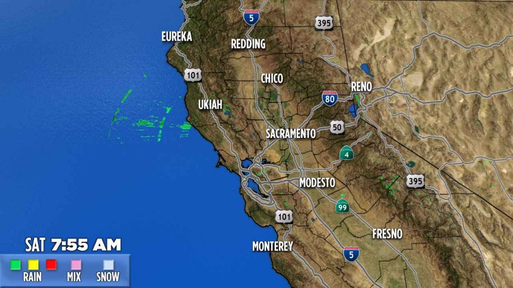 Northern California | Abc7News - California Coast Weather Map