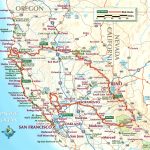 Northern California Road Map And Travel Information | Download Free   Driving Map Of Northern California
