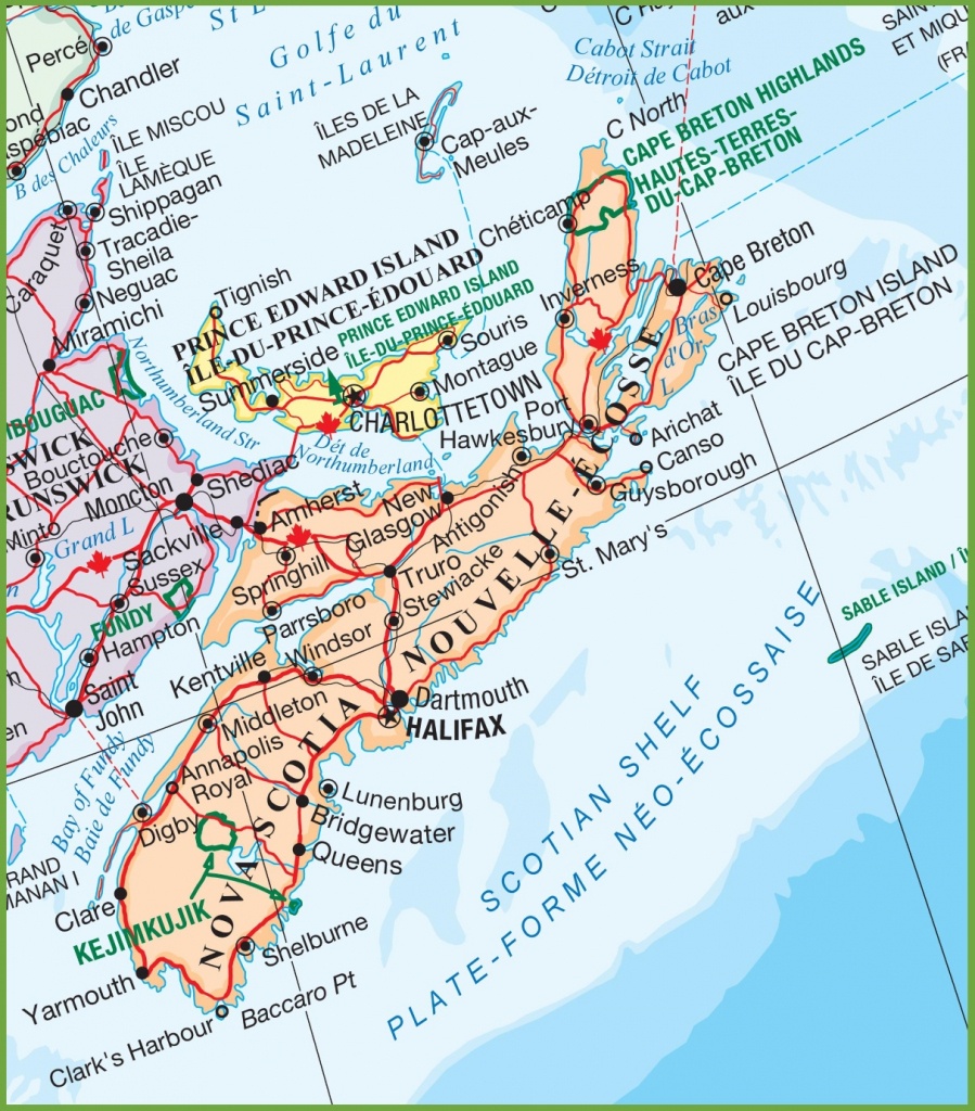 Nova Scotia Maps | Canada | Maps Of Nova Scotia (Ns) - Printable Map Of Nova Scotia