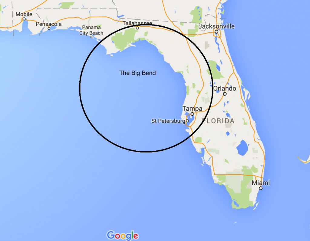 November 13 – ??, 2015 – Panama City – Waiting To Cross The Big Bend - Carrabelle Florida Map
