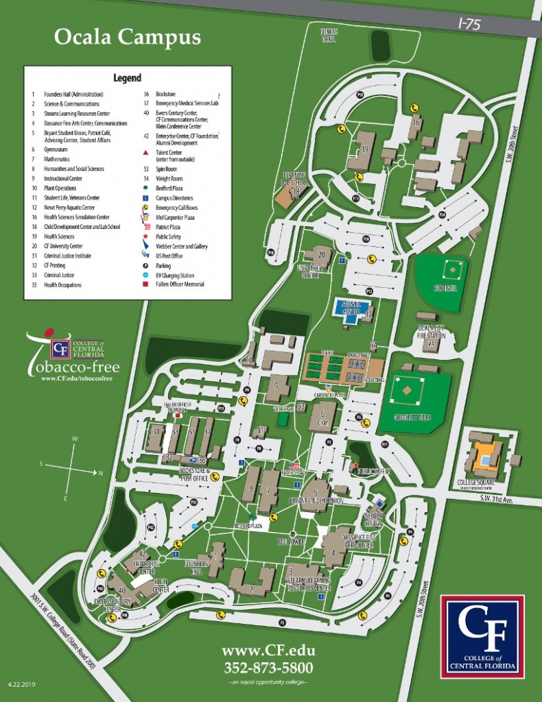 Ocala Campus Map | College Of Central Florida - Google Florida Map