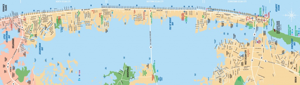 Ocean City Maryland Events Oc Map Full Noads | Ocean City Md Chamber - Printable Map Of Ocean City Md Boardwalk