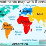 Ocean In The World Map 19 With Oceans 6   World Wide Maps   Continents And Oceans Map Quiz Printable