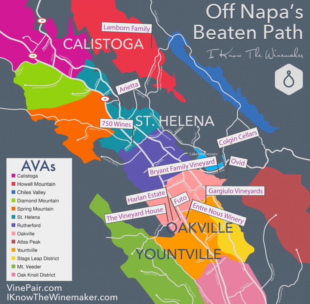 napa wine maps