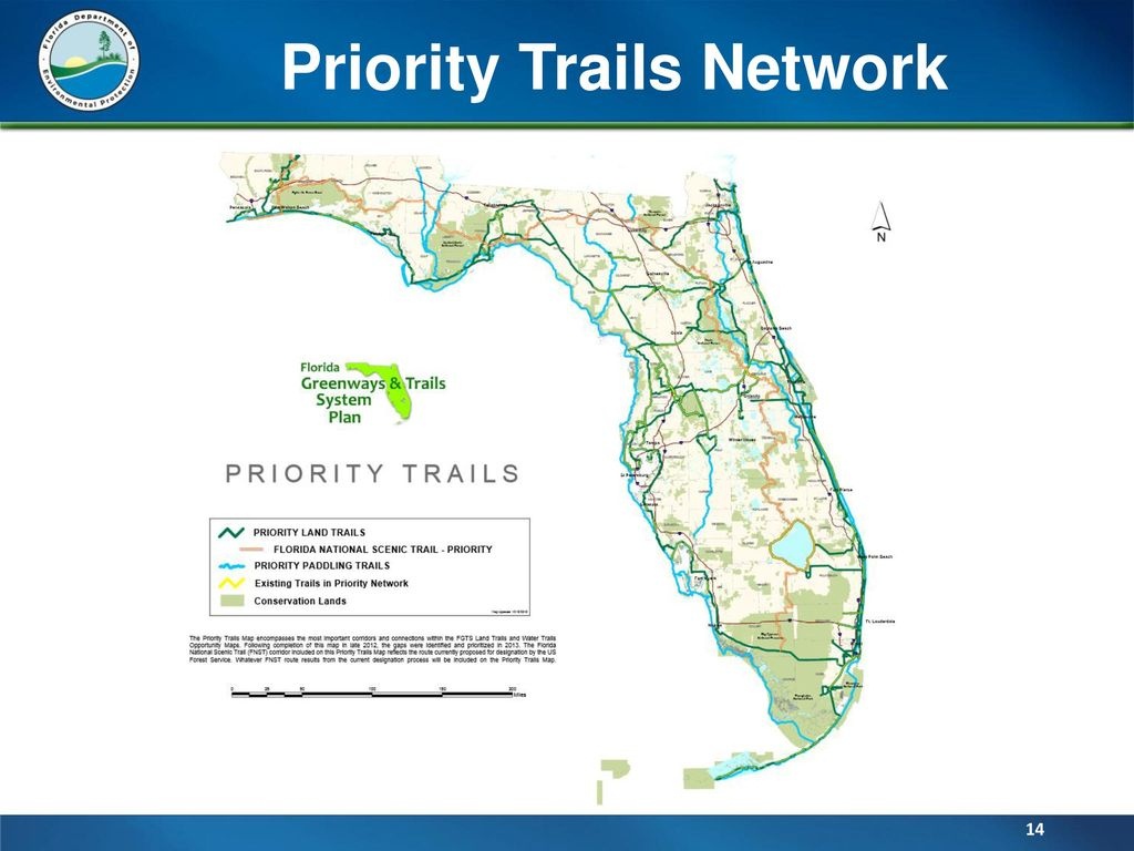 Office Of Greenways &amp;amp; Trails - Ppt Download - Florida Greenways And Trails Map