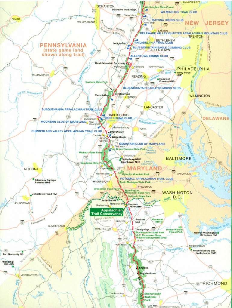Official Appalachian Trail Maps - Printable Trail Maps