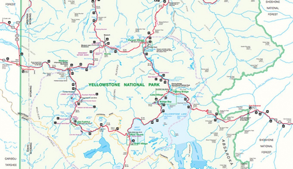 Official Yellowstone National Park Map Pdf - My Yellowstone Park - Printable Map Of Yellowstone National Park