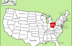 Ohio State Map Printable