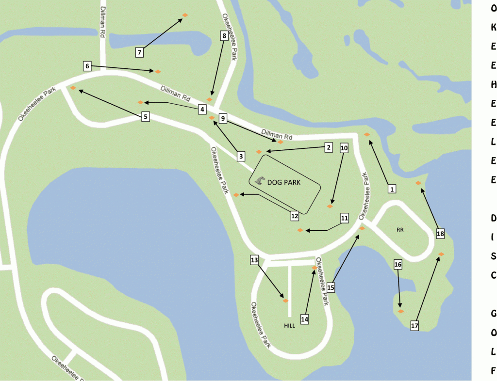 Okeeheelee Park | Professional Disc Golf Association - Florida Golf Courses Map