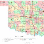 Oklahoma Printable Map   Printable Map Of Oklahoma