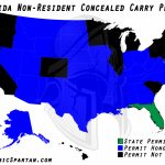 Oklahoma State Bureau Of Investigation Reciprocity Within Colorado   Florida Concealed Carry States Map