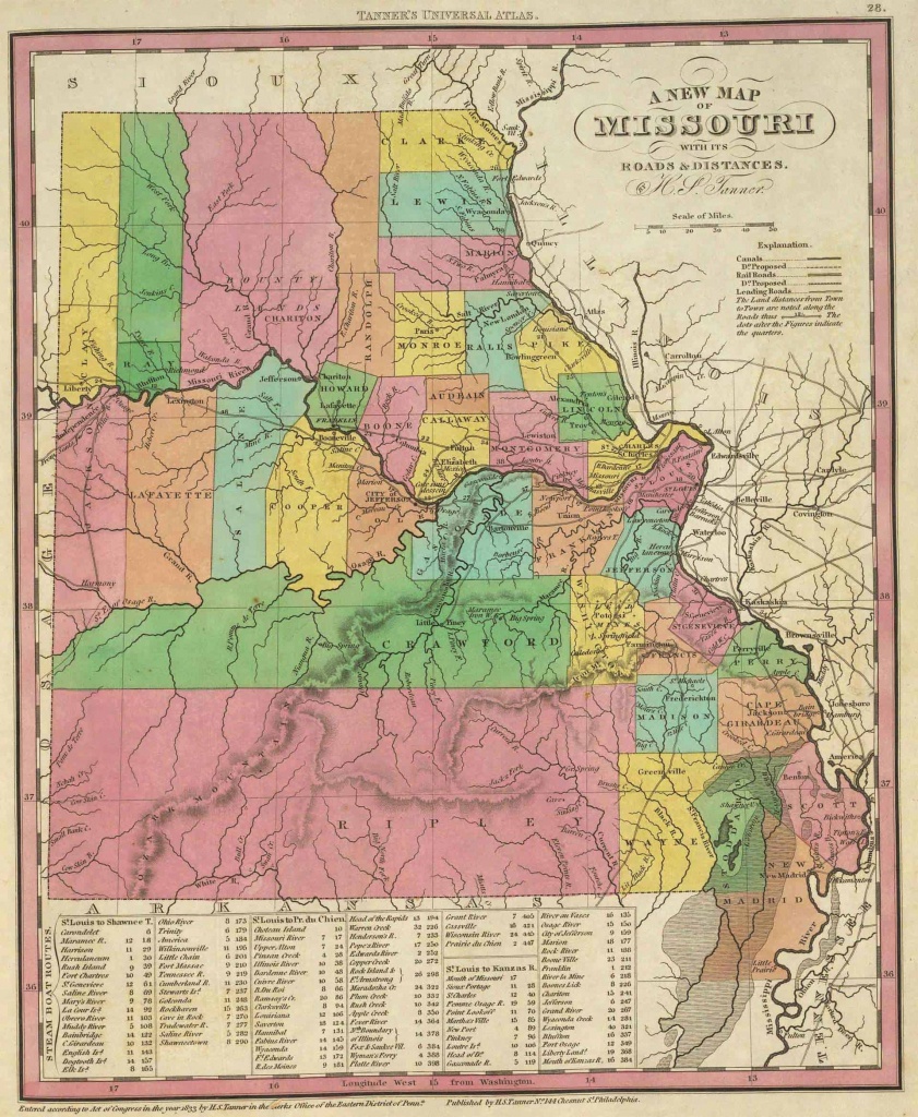 Old Historical City, County And State Maps Of Missouri - Texas County Missouri Plat Map