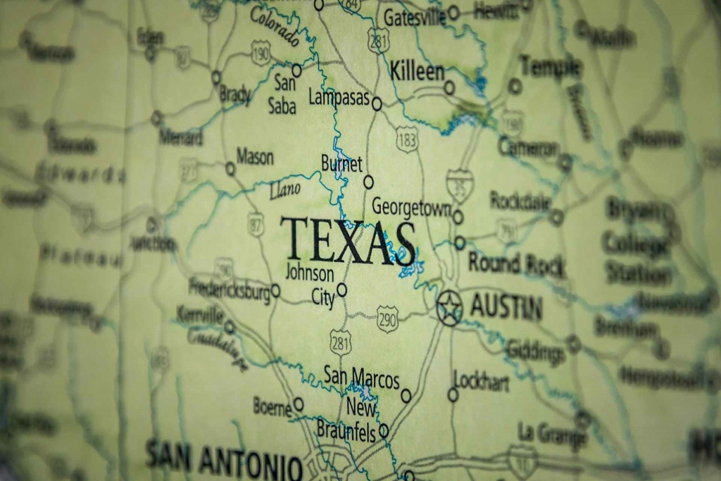 Old Historical City, County And State Maps Of Texas - Old Texas Maps For Sale