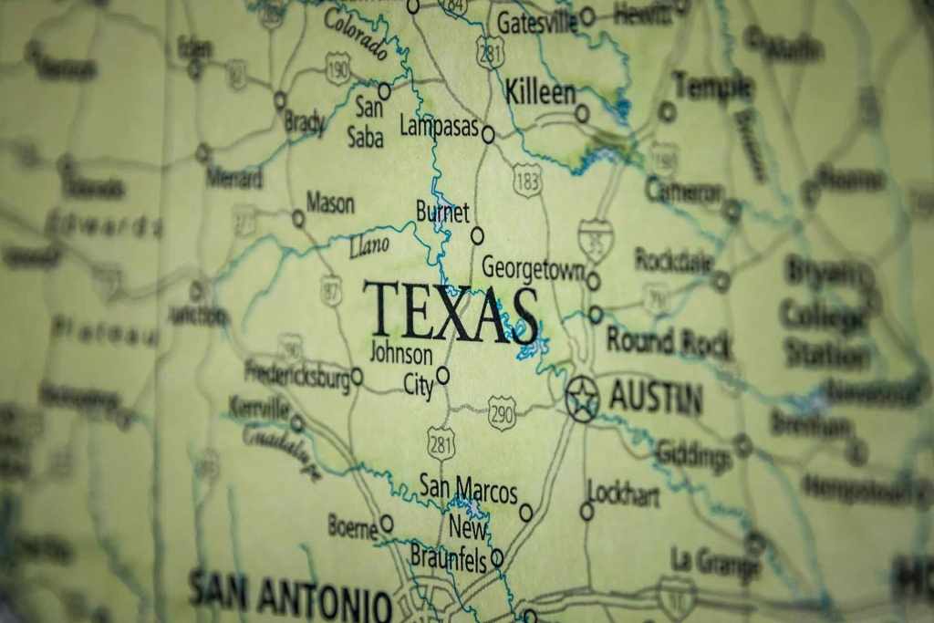 Old Historical City, County And State Maps Of Texas - Texas Road Map Free