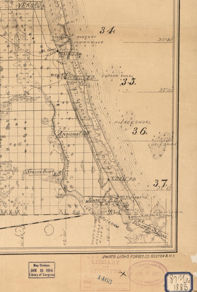 Old Maps | Jacqui Thurlow-Lippisch - Hutchinson Florida Map