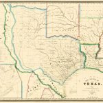 Old State Map   Texas   Burr 1846   Texas Map 1846