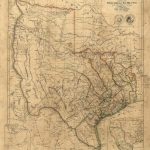 Old Texas Wall Map 1841 Historical Texas Map Antique Decorator Style   Vintage Texas Map
