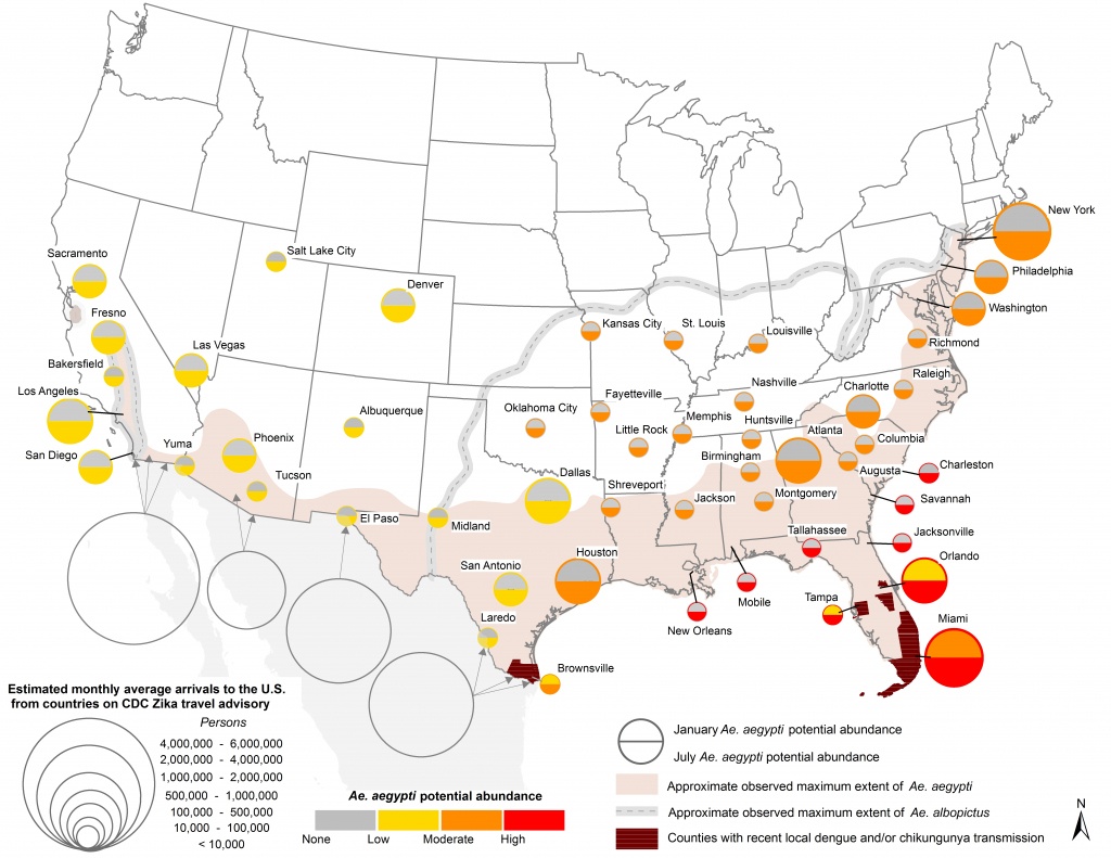 On The Seasonal Occurrence And Abundance Of The Zika Virus Vector - Texas Zika Map