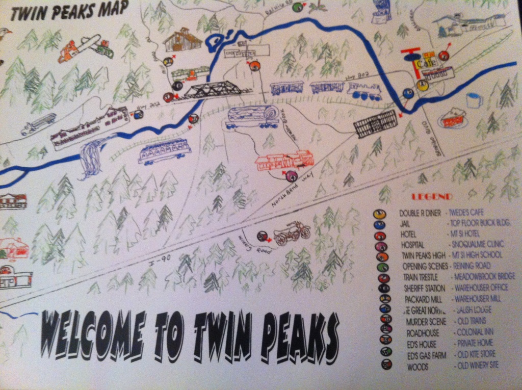 One Chants Out Between Two Worlds”: Visiting Twin Peaks And Twin - Twin Peaks California Map