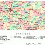 Online Map Of Tennessee Large   Printable Map Of Tennessee
