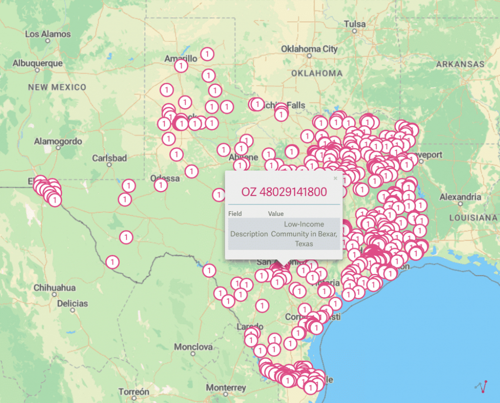 Opportunity Zone Analysis | Stratodem Analytics - Texas Opportunity Zone Map