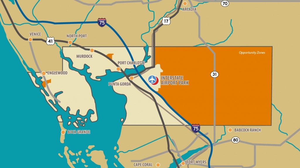 Opportunity Zones | Charlotte County Florida Economic Development - Florida Airparks Map