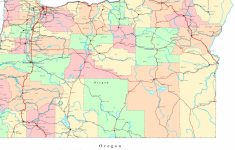Printable Map Of Oregon