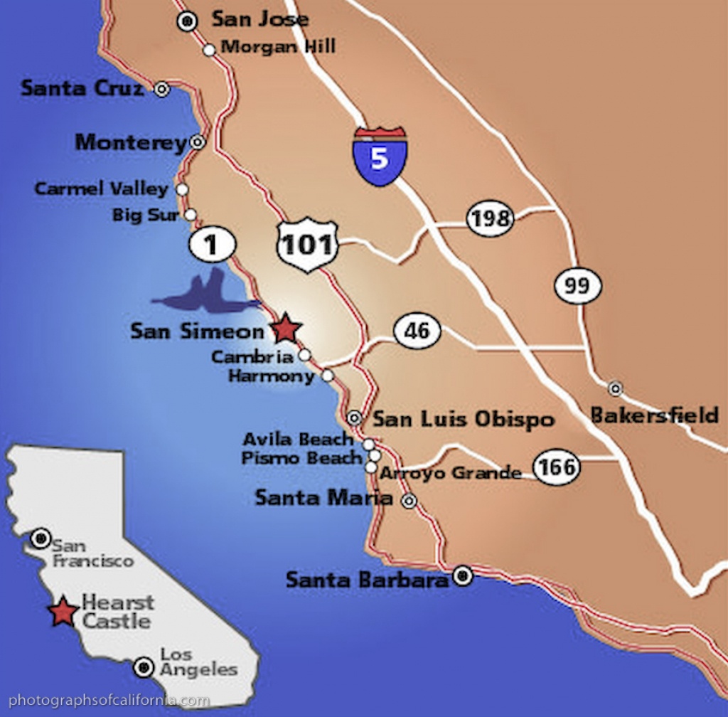 Original Thoughts Of An Unoriginal Thinker: San Simeon Camping - 2012 - Camping Central California Coast Map