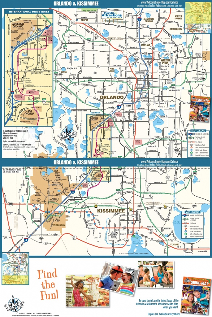 Attractions Map Orlando Area Theme Park Map Alcapones Road Map Of Orlando Florida