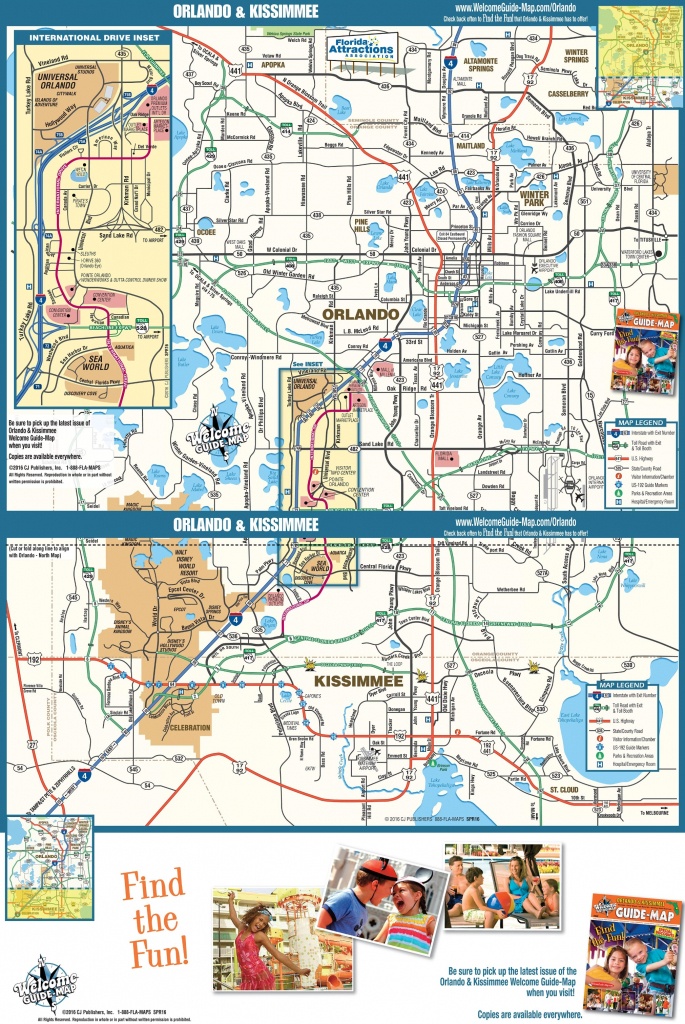 Attractions Map Orlando Area Theme Park Map Alcapones Road Map Of