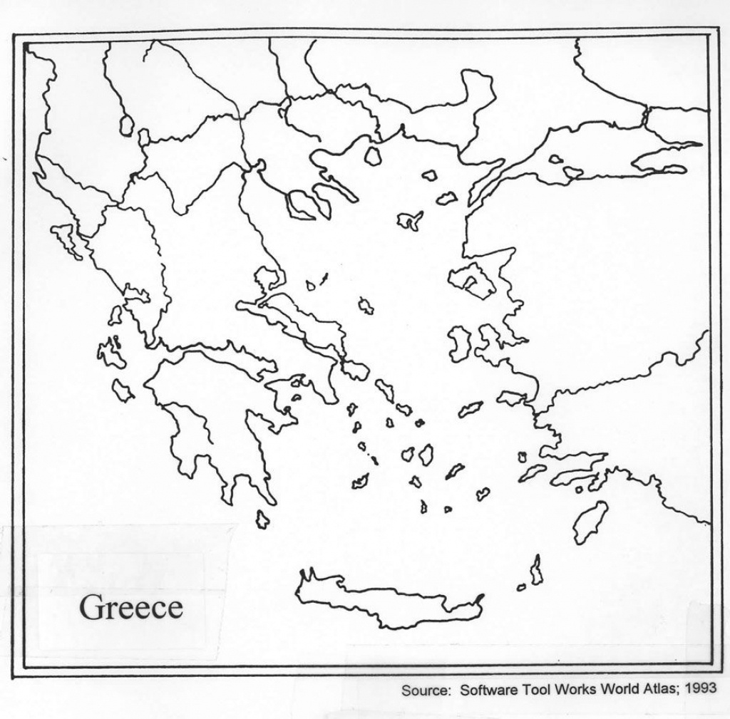 Outline Map Of Ancient Greece And Travel Information | Download Free - Map Of Ancient Greece Printable