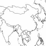 Outline Map Of Asia And Middle East Free Printable Coloring Page – Asia Outline Map Printable
