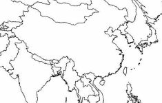 Outline Map Of Asia And Middle East Free Printable Coloring Page – Asia Outline Map Printable