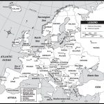 Outline Map Of Europe Countries And Capitals With Map Of Europe With   Printable Map Of Europe With Capitals