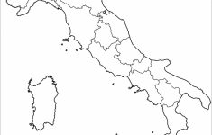 Outline Map Of Italy With Regions Coloring Page | Free Printable – Printable Map Of Italy To Color