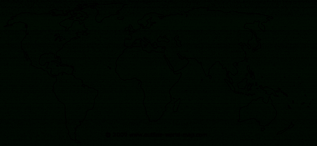 Outline Transparent World Map - B1B | Outline World Map Images - Physical World Map Outline Printable
