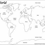 Outline World Map | Map | World Map Template, World Map Printable   Printable Word Map