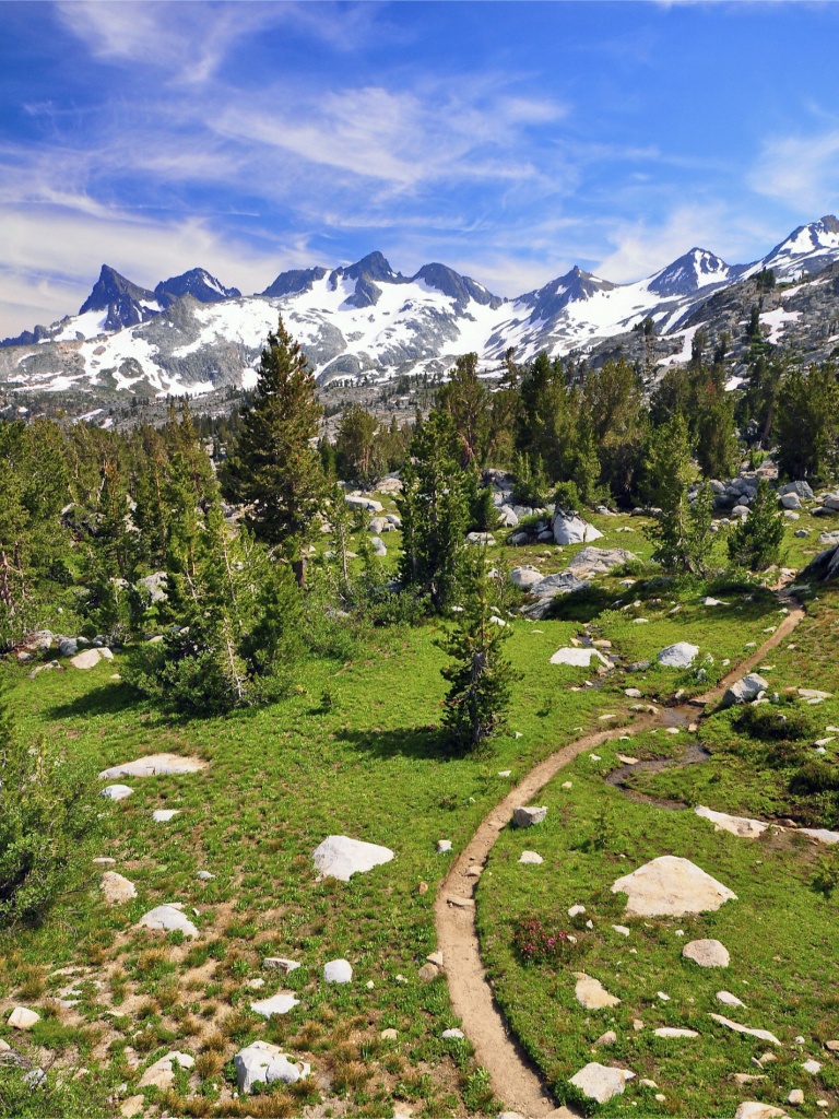 Pacific Crest Trail - Wikipedia - California Hiking Map