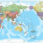Pacific Ocean On World Map And Travel Information | Download Free   Printable World Map Pacific Centered