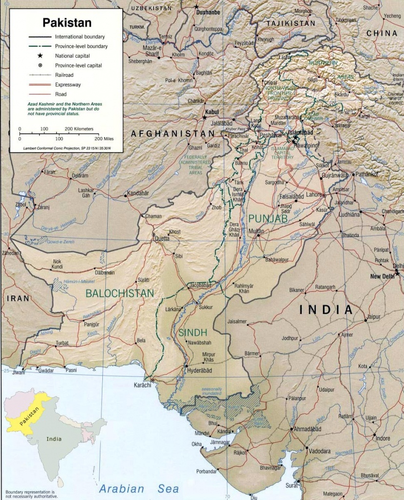Pakistan Maps | Printable Maps Of Pakistan For Download - Printable Map Of Pakistan