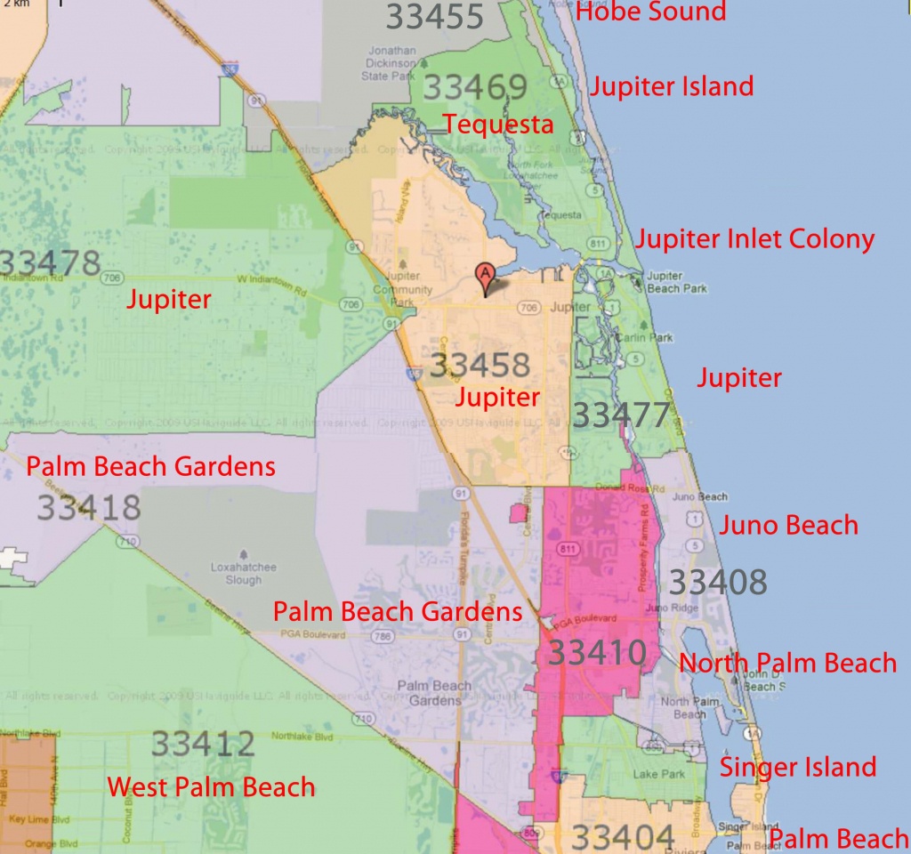 Palm Beach Gardens, Jupiter Florida Real Estatezip Code - Palm City Florida Map