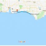 Panama City Beach, Fl To Pensacola, Fl – Google Maps | Urban Bicycle   Panama Beach Florida Map
