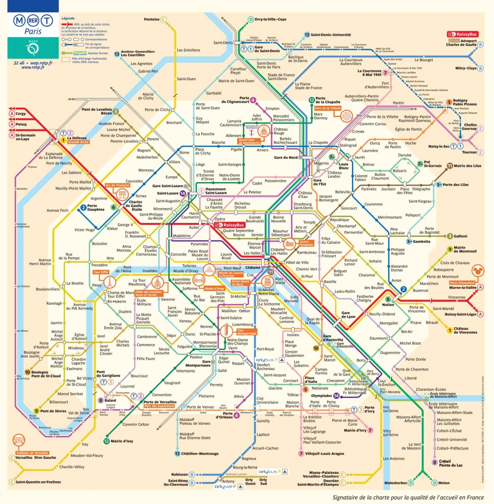 Paris Metro Map – The Paris Pass - Free Printable Map Of Paris
