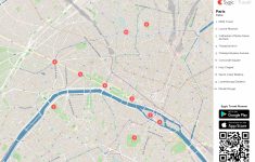 Printable Map Of Paris With Tourist Attractions
