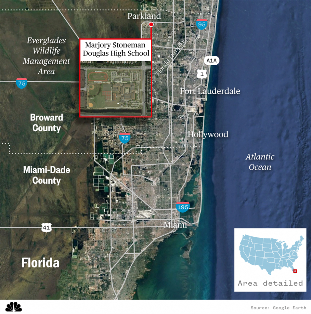 Parkland High School Florida Map | Time Zones Map - Parkland Florida Map