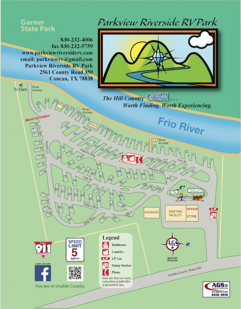 Parkview Riverside Rv Park | South Texas Rv Park And Camping - South Texas Rv Parks Map