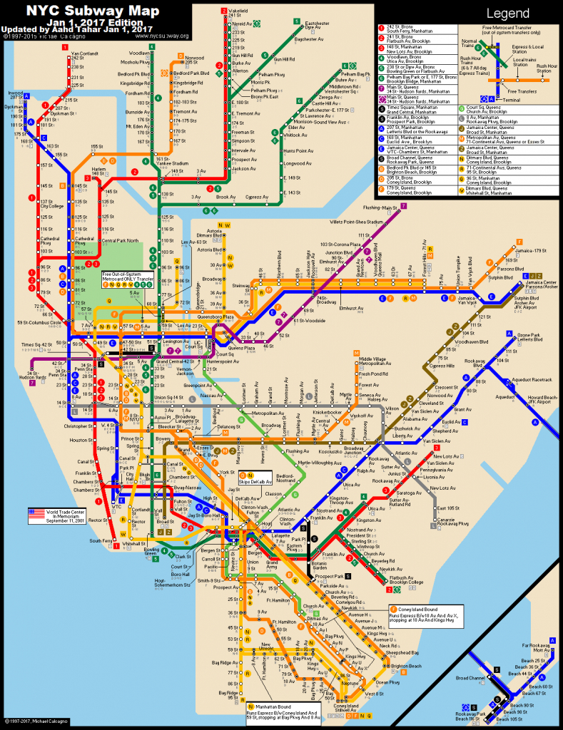 Pdf-Large-Printable-Nyc-Subway-Map - Printable New York Subway Map