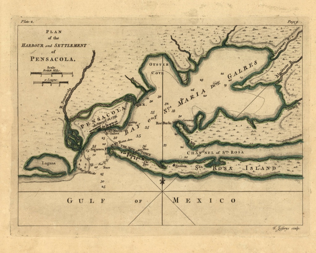 Pensacola Bay 1768 Florida Old Map Reprint Usa 1768 Atlas | Etsy - Florida Old Map