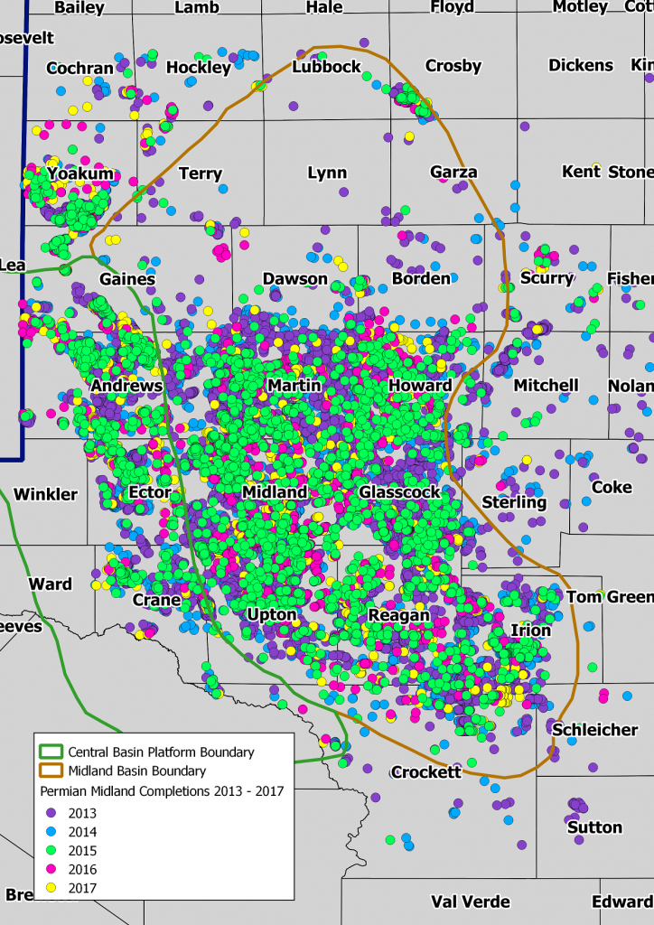 Permian Basin Map, Acreage Map, Company Map - Texas Oil And Gas Lease Maps